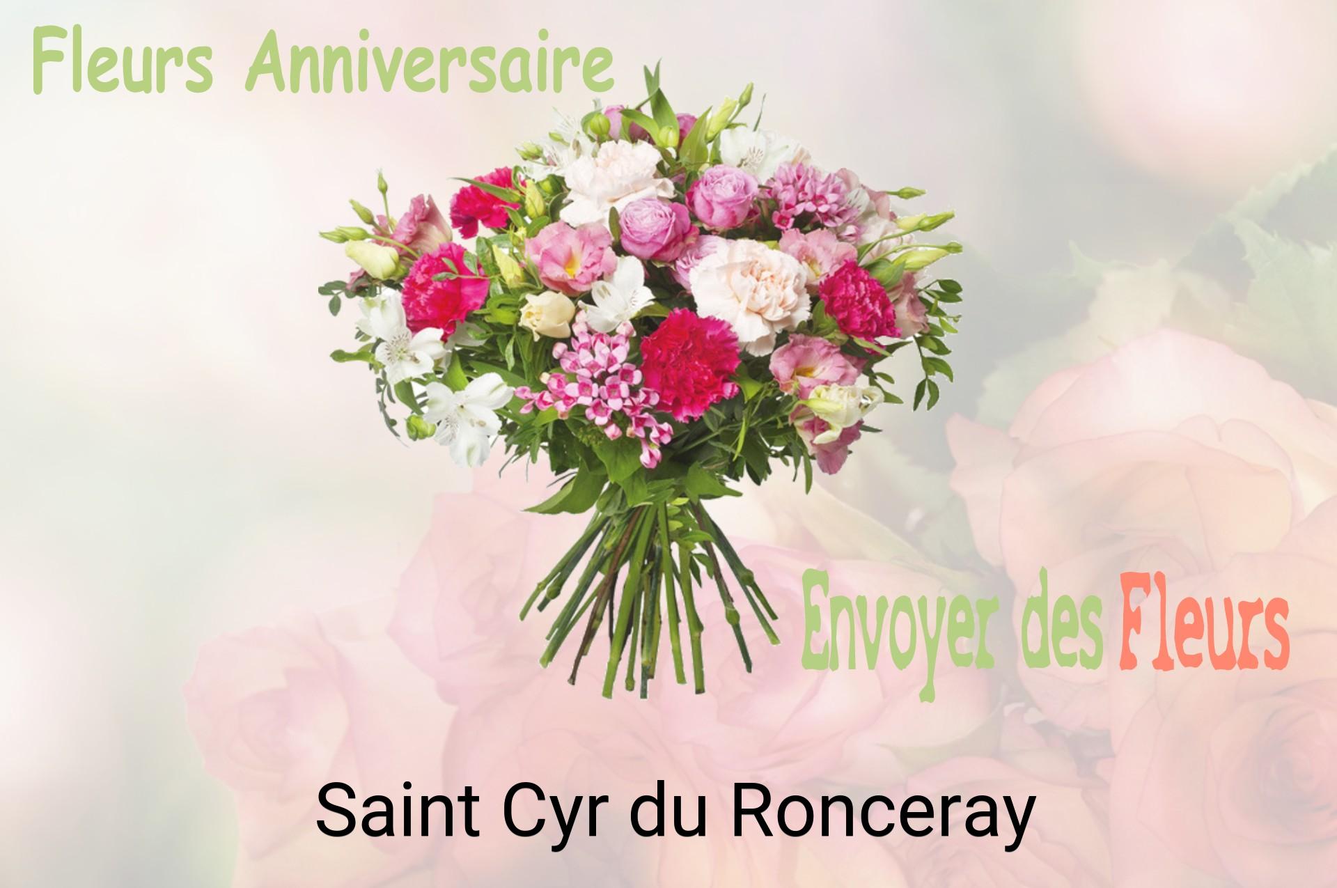 Bouquet de fleurs d’anniversaire livré à Saint-Cyr-du-Ronceray